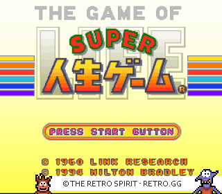 Game screenshot of Super Jinsei Game