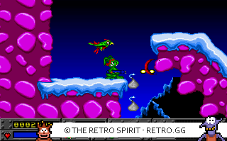 Game screenshot of Jazz The Jackrabbit: Holiday Hare '95