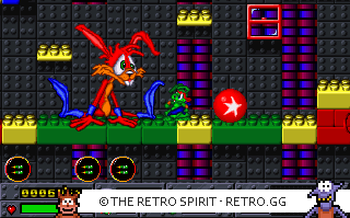 Game screenshot of Jazz The Jackrabbit: Holiday Hare '95