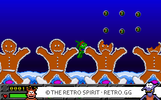 Game screenshot of Jazz The Jackrabbit: Holiday Hare '95