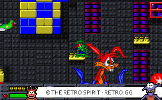 Game screenshot of Jazz The Jackrabbit: Holiday Hare '95