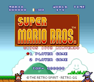 Game screenshot of Super Mario All-Stars + Super Mario World