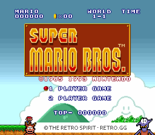 Game screenshot of Super Mario All-Stars + Super Mario World