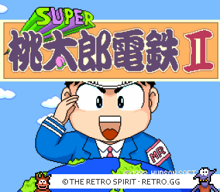 Game screenshot of Super Momotarou Dentetsu II