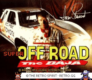 Game screenshot of Super Off Road: The Baja