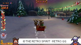 Game screenshot of Santa Ride! 2