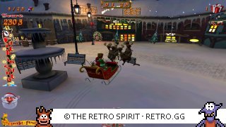 Game screenshot of Santa Ride! 2