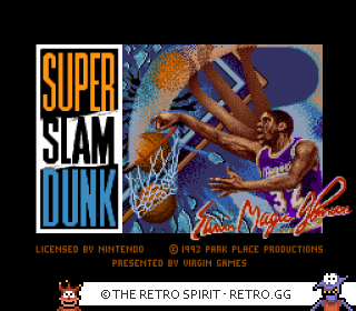 Game screenshot of Super Slam Dunk