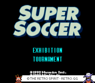 Game screenshot of Super Soccer