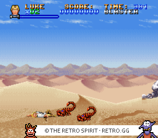 Game screenshot of Super Star Wars