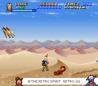 Game screenshot of Super Star Wars