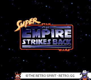 Game screenshot of Super Star Wars: The Empire Strikes Back