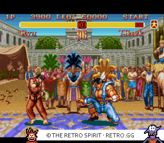 Game screenshot of Super Street Fighter II: The New Challengers