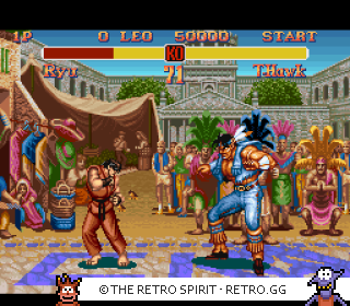 Game screenshot of Super Street Fighter II: The New Challengers