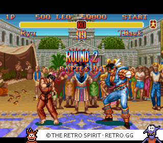 Game screenshot of Super Street Fighter II: The New Challengers