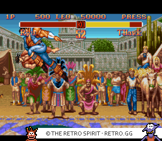 Game screenshot of Super Street Fighter II: The New Challengers