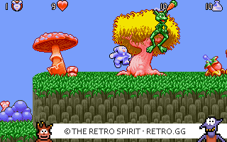 Game screenshot of Quik the Thunder Rabbit