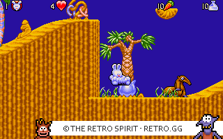 Game screenshot of Quik the Thunder Rabbit