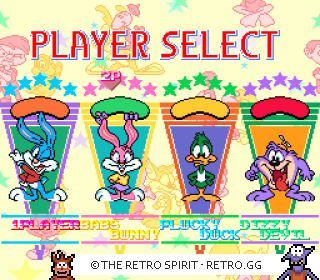 Game screenshot of Tiny Toon Adventures: Wacky Sports Challenge