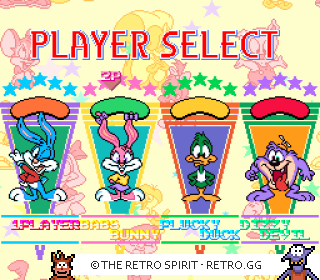 Game screenshot of Tiny Toon Adventures: Wacky Sports Challenge