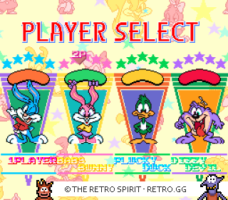 Game screenshot of Tiny Toon Adventures: Wacky Sports Challenge