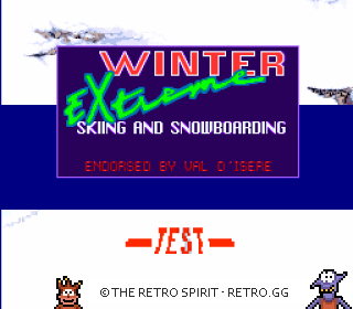 Game screenshot of Tommy Moe's Winter Extreme: Skiing & Snowboarding