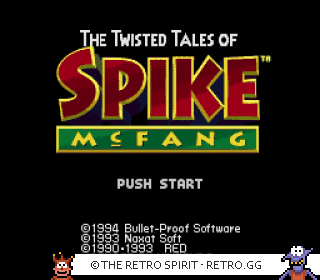 Game screenshot of The Twisted Tales of Spike McFang