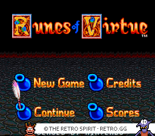 Game screenshot of Ultima: Runes of Virtue II