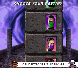 Game screenshot of Ultimate Mortal Kombat 3