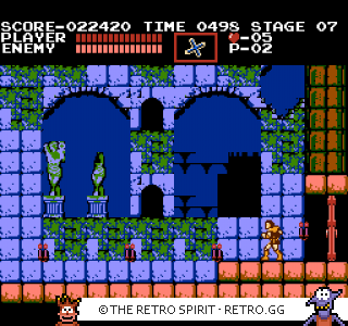 Game screenshot of Castlevania