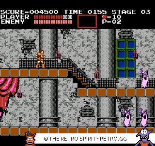 Game screenshot of Castlevania