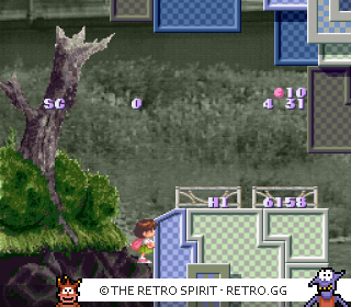 Game screenshot of Umihara Kawase