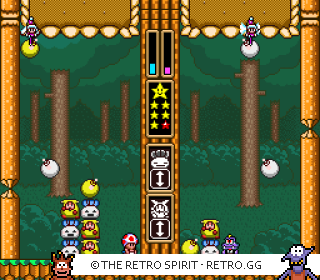 Game screenshot of Wario's Woods