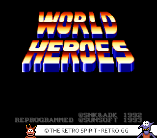 Game screenshot of World Heroes