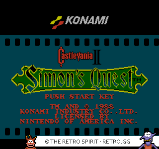 Game screenshot of Castlevania II: Simon's Quest