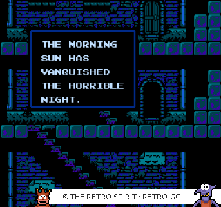 Game screenshot of Castlevania II: Simon's Quest