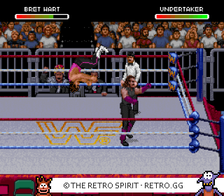 Game screenshot of WWF Raw