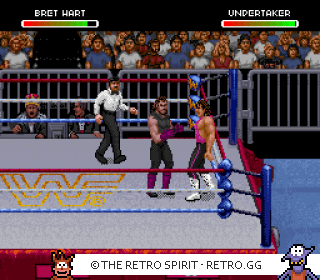 Game screenshot of WWF Raw