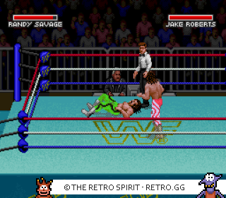 Game screenshot of WWF Super WrestleMania