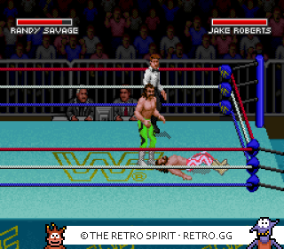 Game screenshot of WWF Super WrestleMania