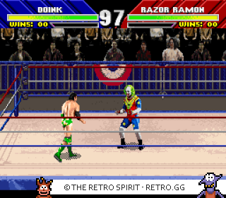 Game screenshot of WWF WrestleMania: The Arcade Game