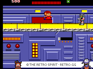 Game screenshot of Alex Kidd: The Lost Stars