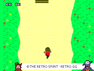 Game screenshot of Alex Kidd BMX Trial