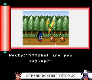 Game screenshot of Pocky & Rocky 2