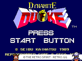 Game screenshot of Dynamite Duke