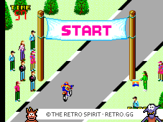 Game screenshot of Enduro Racer