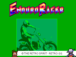 Game screenshot of Enduro Racer