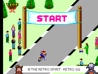 Game screenshot of Enduro Racer