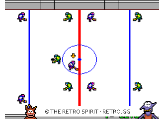 Game screenshot of Great Ice Hockey