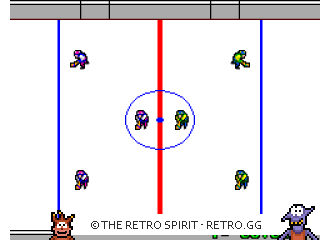 Game screenshot of Great Ice Hockey